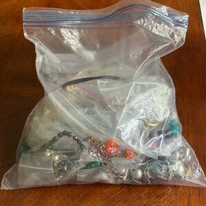 Jewelry making assorted odds and ends. 3 pounds.